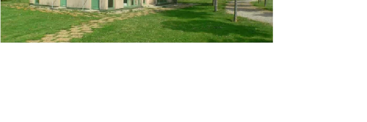 Maison avec jardin, arbres et allée.