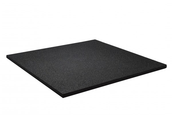 Tapis de sol noir rectangulaire.