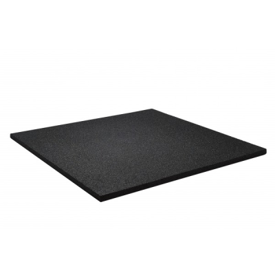 Tapis de sol noir rectangulaire.